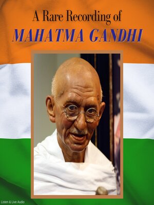 cover image of A Rare Recording of Mahatma Gandhi